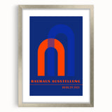 Bohemian Wall Art | Bauhaus Ausstellung 1923 Boho Canvas | Arch Shapes