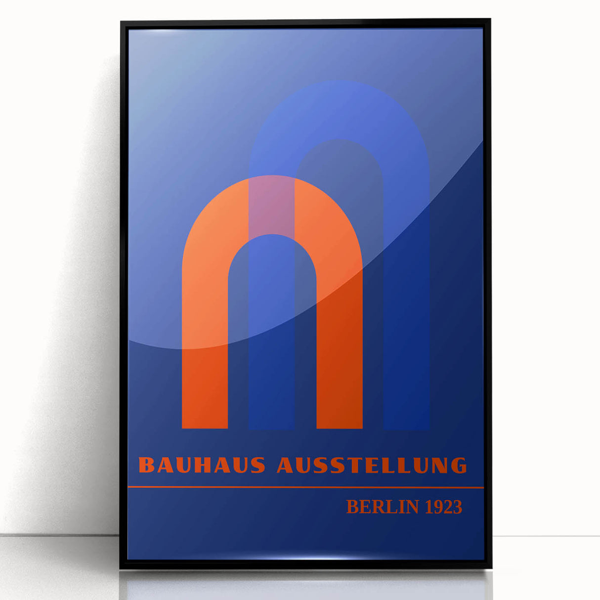 Bohemian Wall Art | Bauhaus Ausstellung 1923 Boho Canvas | Arch Shapes