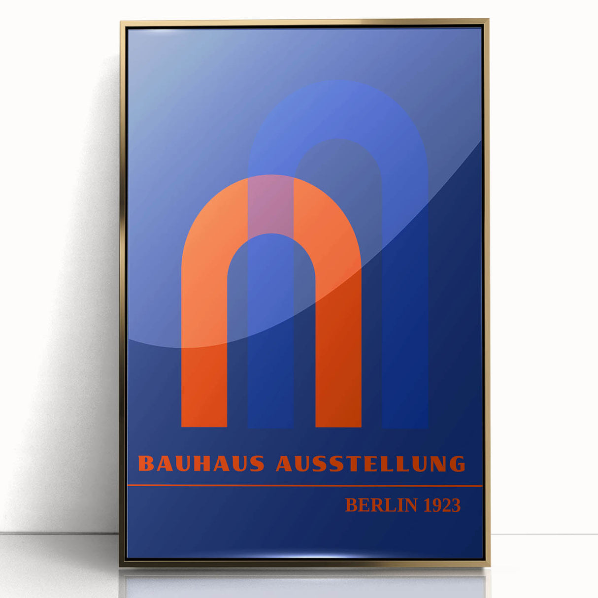 Bohemian Wall Art | Bauhaus Ausstellung 1923 Boho Canvas | Arch Shapes