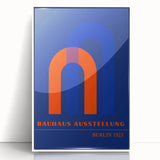 Bohemian Wall Art | Bauhaus Ausstellung 1923 Boho Canvas | Arch Shapes