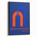 Bohemian Wall Art | Bauhaus Ausstellung 1923 Boho Canvas | Arch Shapes