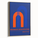 Bohemian Wall Art | Bauhaus Ausstellung 1923 Boho Canvas | Arch Shapes