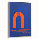 Bohemian Wall Art | Bauhaus Ausstellung 1923 Boho Canvas | Arch Shapes