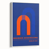 Bohemian Wall Art | Bauhaus Ausstellung 1923 Boho Canvas | Arch Shapes