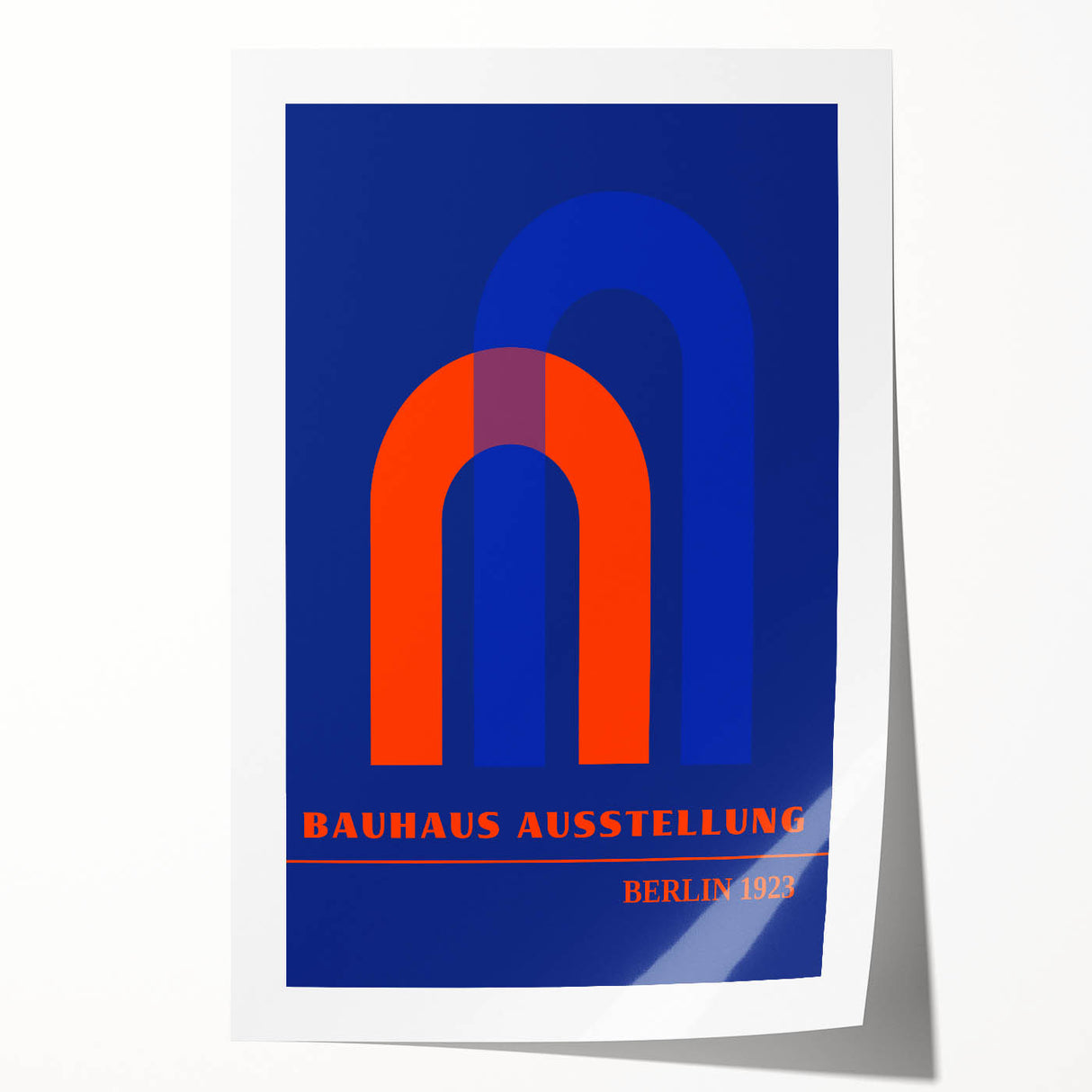 Bohemian Wall Art | Bauhaus Ausstellung 1923 Boho Canvas | Arch Shapes