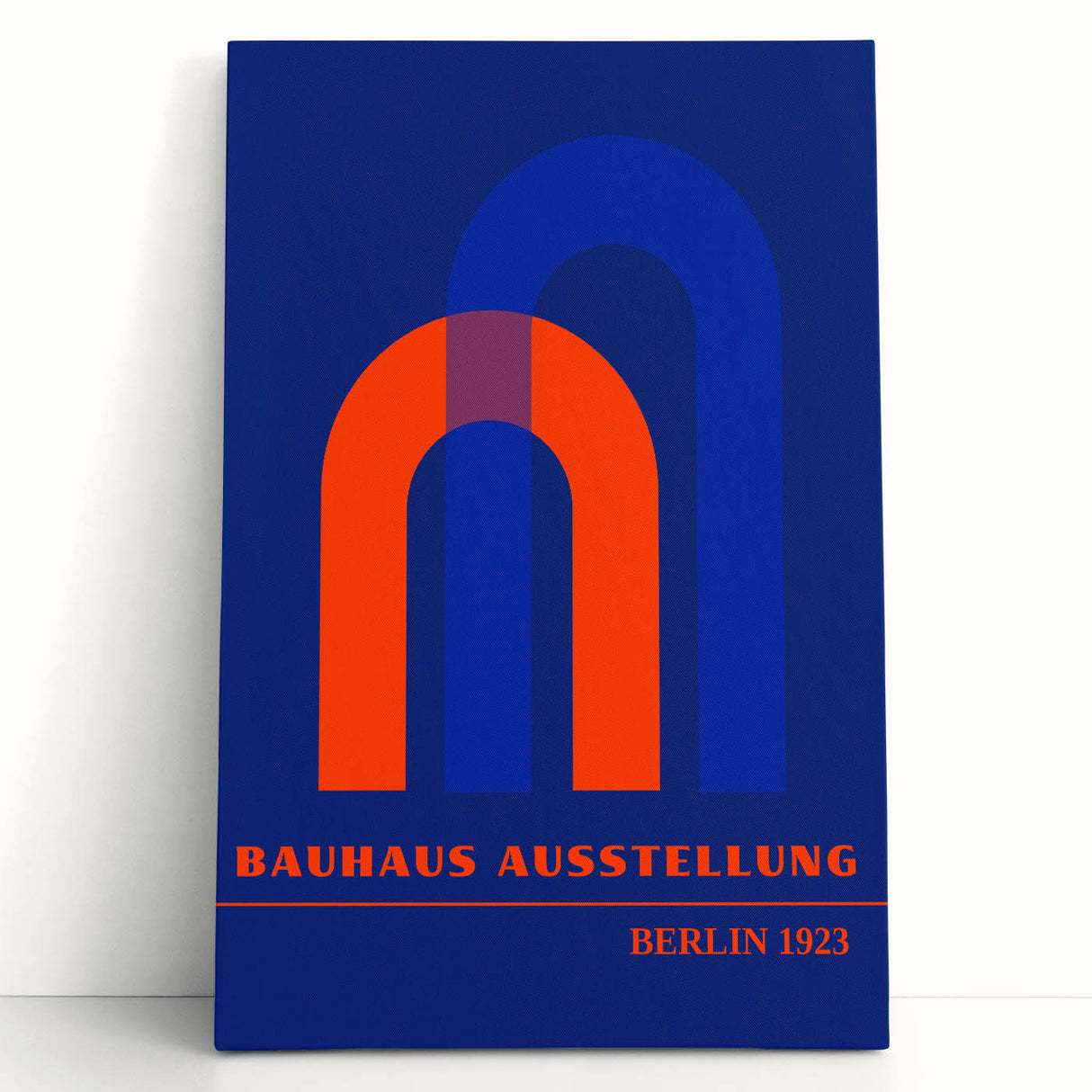 Bohemian Wall Art | Bauhaus Ausstellung 1923 Boho Canvas | Arch Shapes