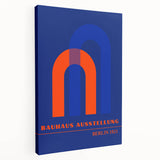 Bohemian Wall Art | Bauhaus Ausstellung 1923 Boho Canvas | Arch Shapes