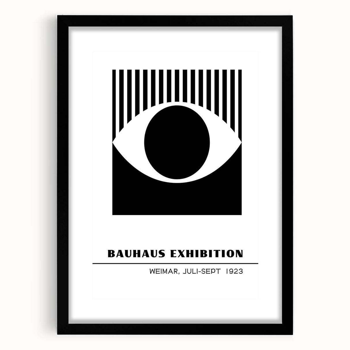 Bohemian Wall Art | Bauhaus Eye Boho Decor Canvas | Eclectic Art Print