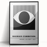 Bohemian Wall Art | Bauhaus Eye Boho Decor Canvas | Eclectic Art Print