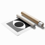 Bohemian Wall Art | Bauhaus Eye Boho Decor Canvas | Eclectic Art Print