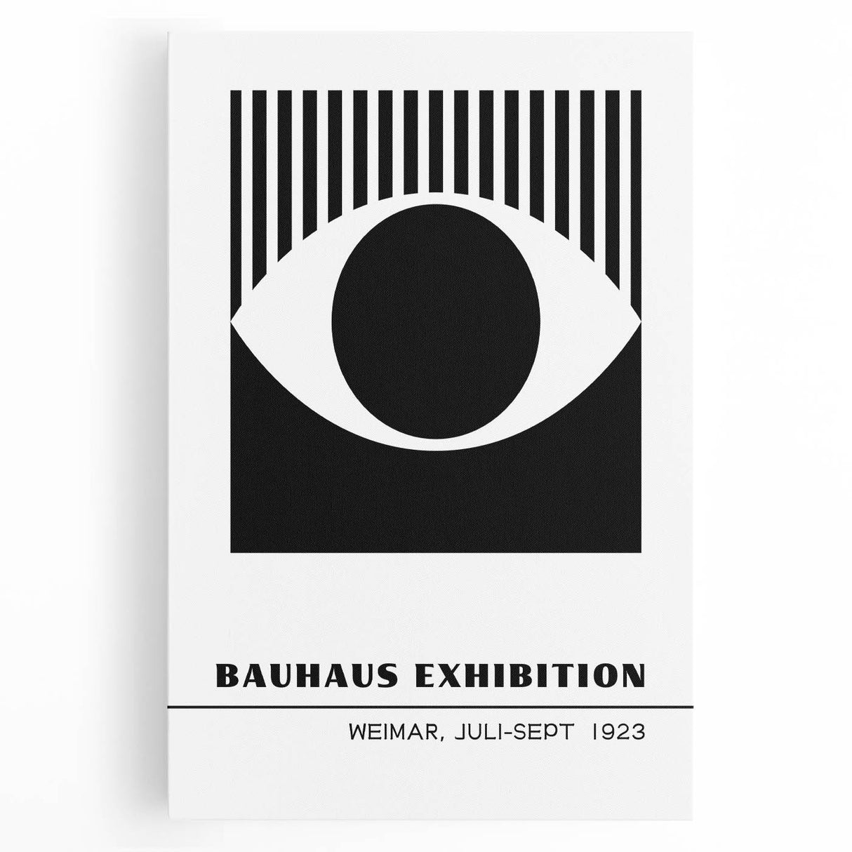 Bohemian Wall Art | Bauhaus Eye Boho Decor Canvas | Eclectic Art Print