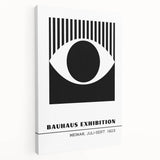 Bohemian Wall Art | Bauhaus Eye Boho Decor Canvas | Eclectic Art Print