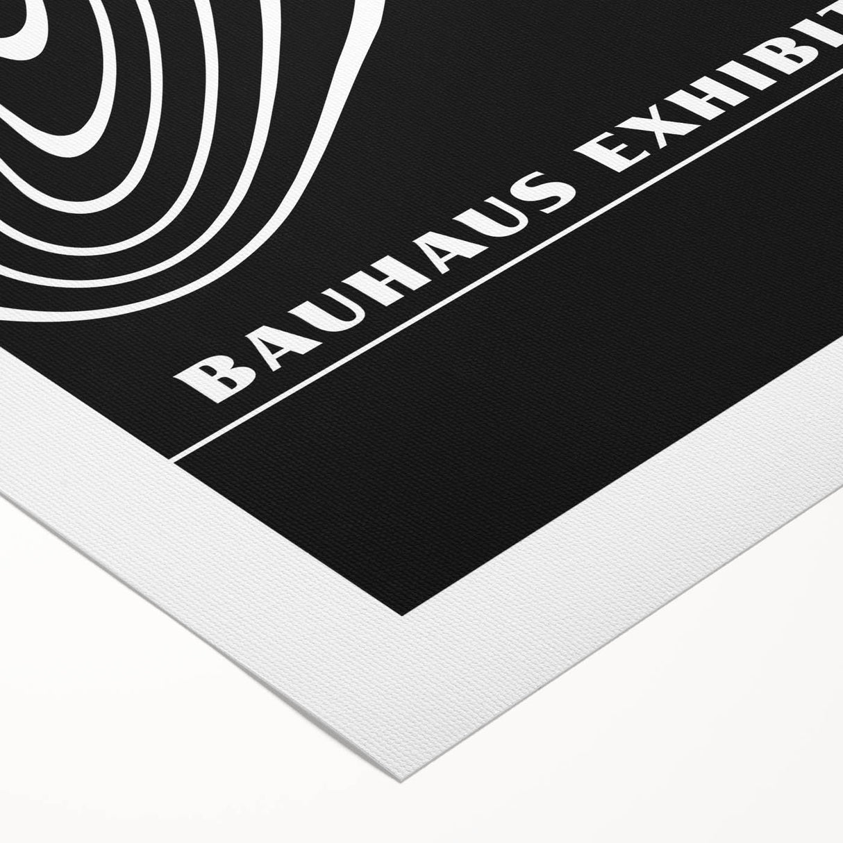 Bohemian Wall Art | Abstract Bauhaus Flowing Lines Canvas | Eclectic Print