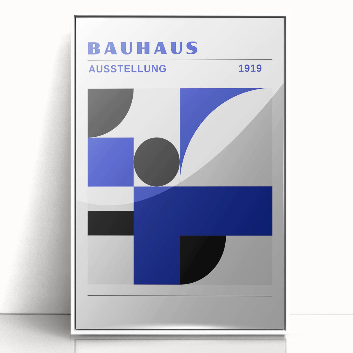 Bohemian Wall Art | Bauhaus Ausstellung 1919 Boho Canvas | Geometric Decor