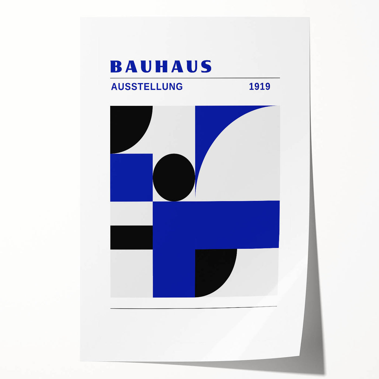 Bohemian Wall Art | Bauhaus Ausstellung 1919 Boho Canvas | Geometric Decor