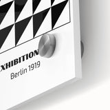 Bohemian Wall Art | Bauhaus Geometric Triangles Boho Canvas | Eclectic Print