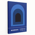 Bohemian Wall Art | Bauhaus Exhibition 1923 Boho Canvas | Blue Arch Decor