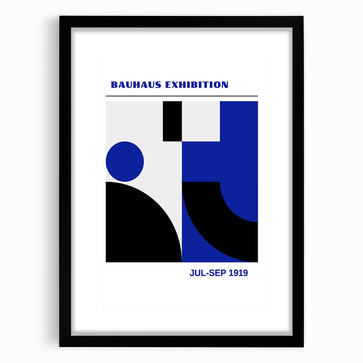 Bohemian Wall Art | Bauhaus Exhibition 1919 Boho Canvas | Geometric Decor