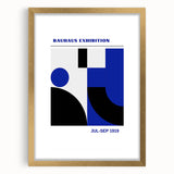 Bohemian Wall Art | Bauhaus Exhibition 1919 Boho Canvas | Geometric Decor