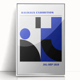 Bohemian Wall Art | Bauhaus Exhibition 1919 Boho Canvas | Geometric Decor