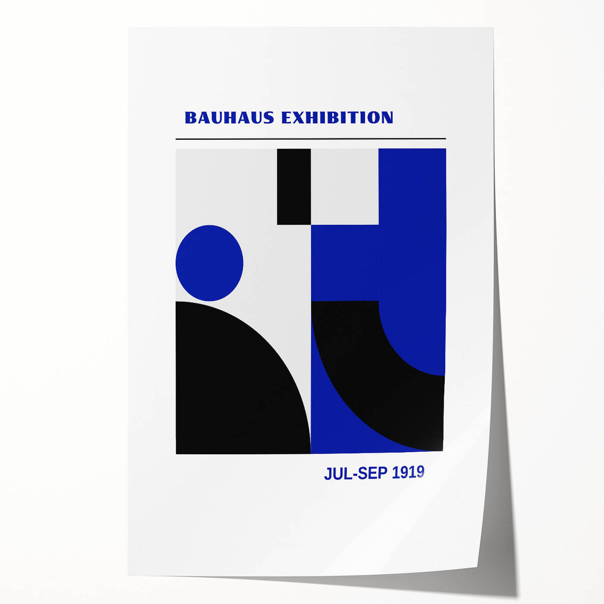 Bohemian Wall Art | Bauhaus Exhibition 1919 Boho Canvas | Geometric Decor