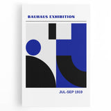 Bohemian Wall Art | Bauhaus Exhibition 1919 Boho Canvas | Geometric Decor