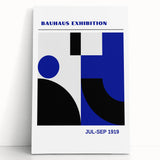 Bohemian Wall Art | Bauhaus Exhibition 1919 Boho Canvas | Geometric Decor