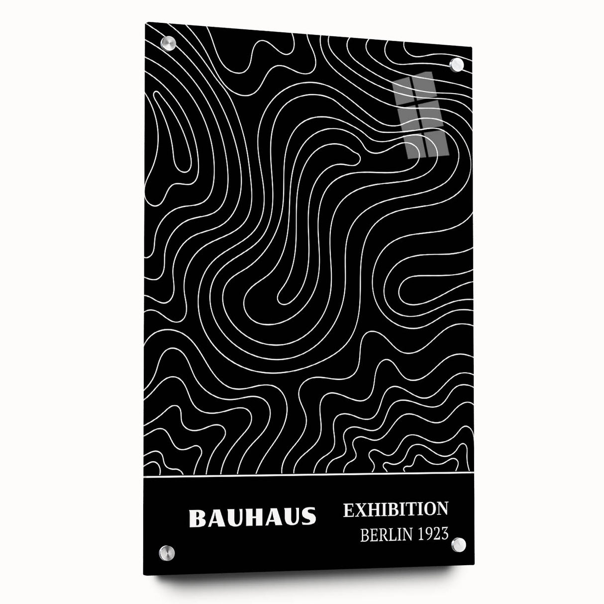 Bohemian Wall Art | Abstract Bauhaus Line Art Boho Canvas | Eclectic Print