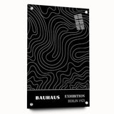 Bohemian Wall Art | Abstract Bauhaus Line Art Boho Canvas | Eclectic Print