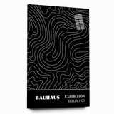 Bohemian Wall Art | Abstract Bauhaus Line Art Boho Canvas | Eclectic Print