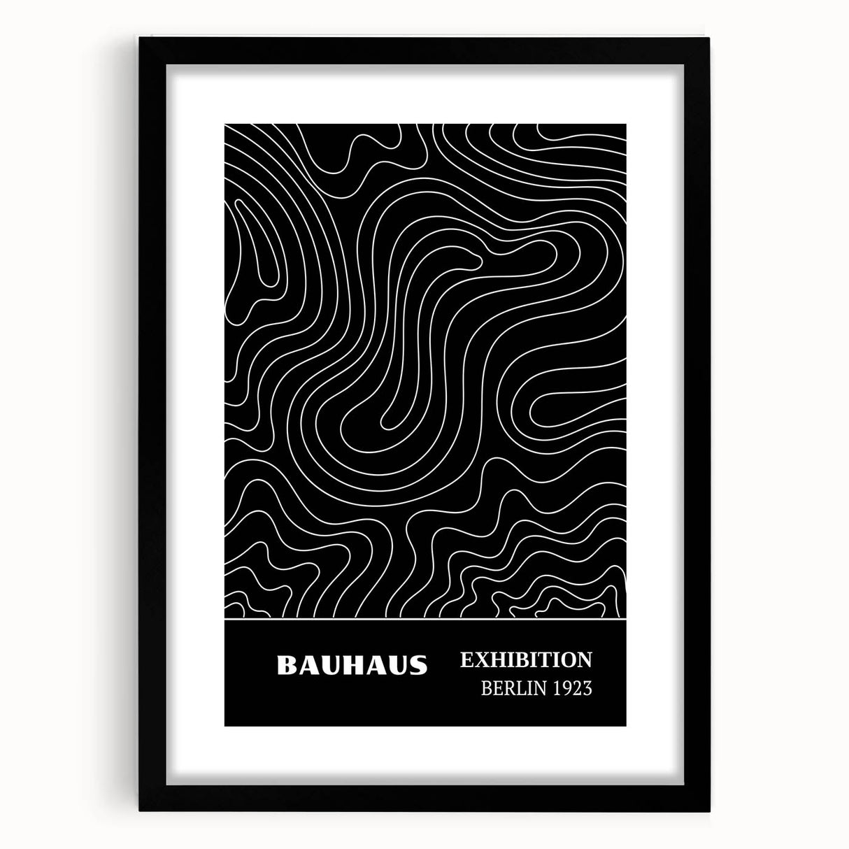 Bohemian Wall Art | Abstract Bauhaus Line Art Boho Canvas | Eclectic Print