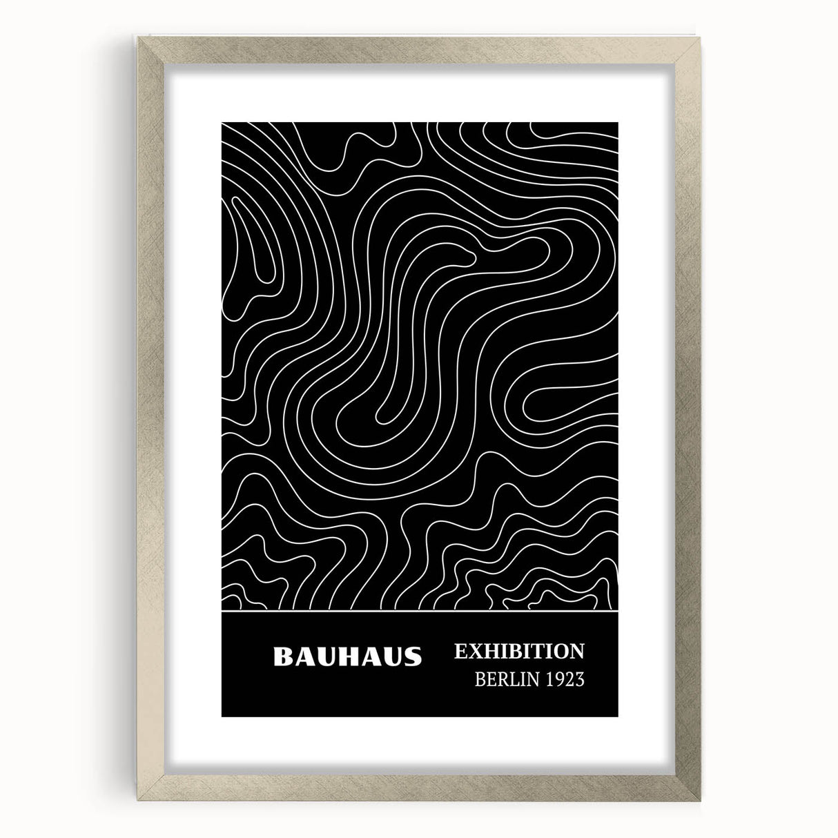 Bohemian Wall Art | Abstract Bauhaus Line Art Boho Canvas | Eclectic Print