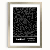 Bohemian Wall Art | Abstract Bauhaus Line Art Boho Canvas | Eclectic Print