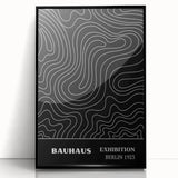 Bohemian Wall Art | Abstract Bauhaus Line Art Boho Canvas | Eclectic Print