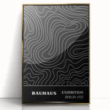 Bohemian Wall Art | Abstract Bauhaus Line Art Boho Canvas | Eclectic Print