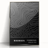 Bohemian Wall Art | Abstract Bauhaus Line Art Boho Canvas | Eclectic Print