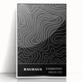 Bohemian Wall Art | Abstract Bauhaus Line Art Boho Canvas | Eclectic Print