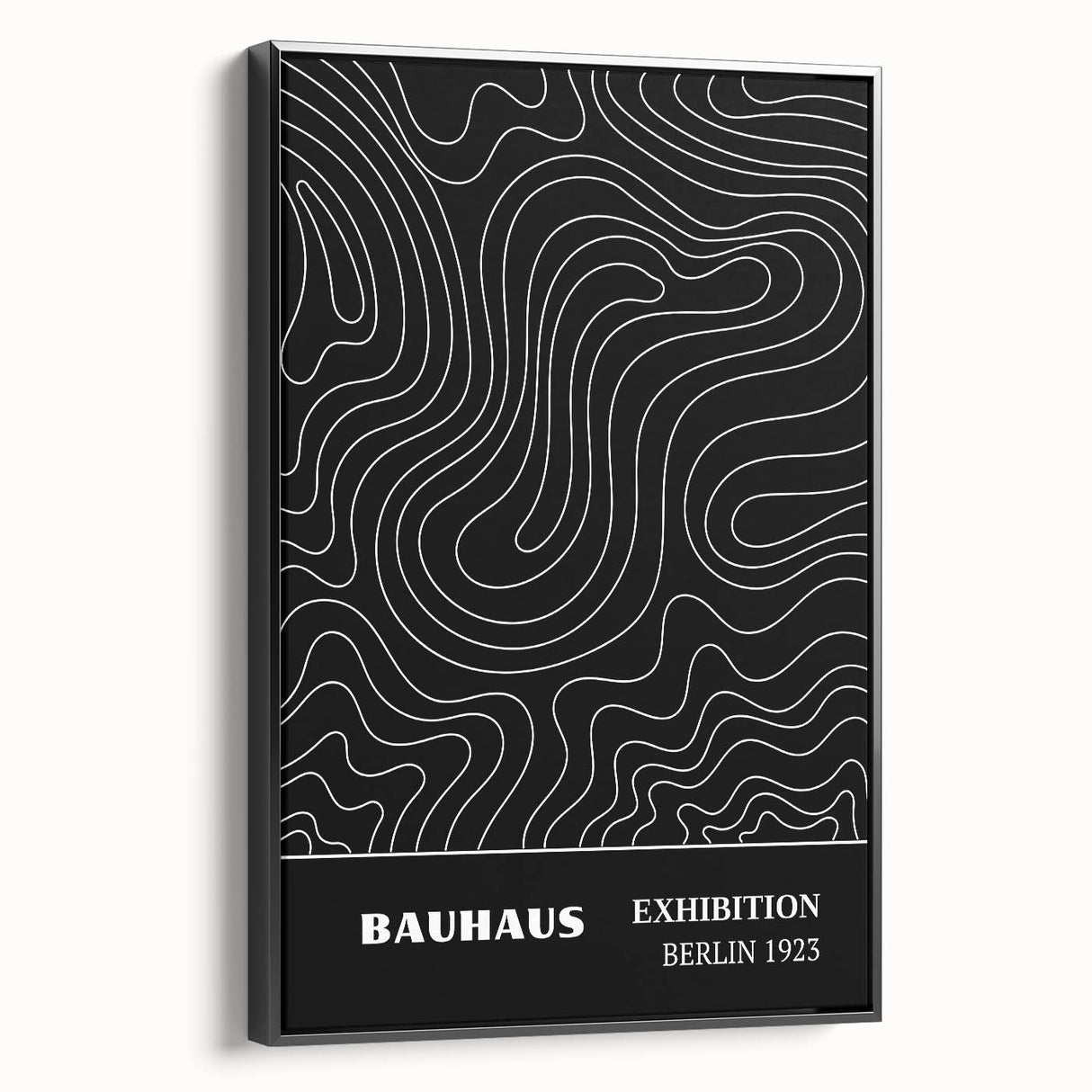 Bohemian Wall Art | Abstract Bauhaus Line Art Boho Canvas | Eclectic Print