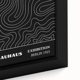 Bohemian Wall Art | Abstract Bauhaus Line Art Boho Canvas | Eclectic Print