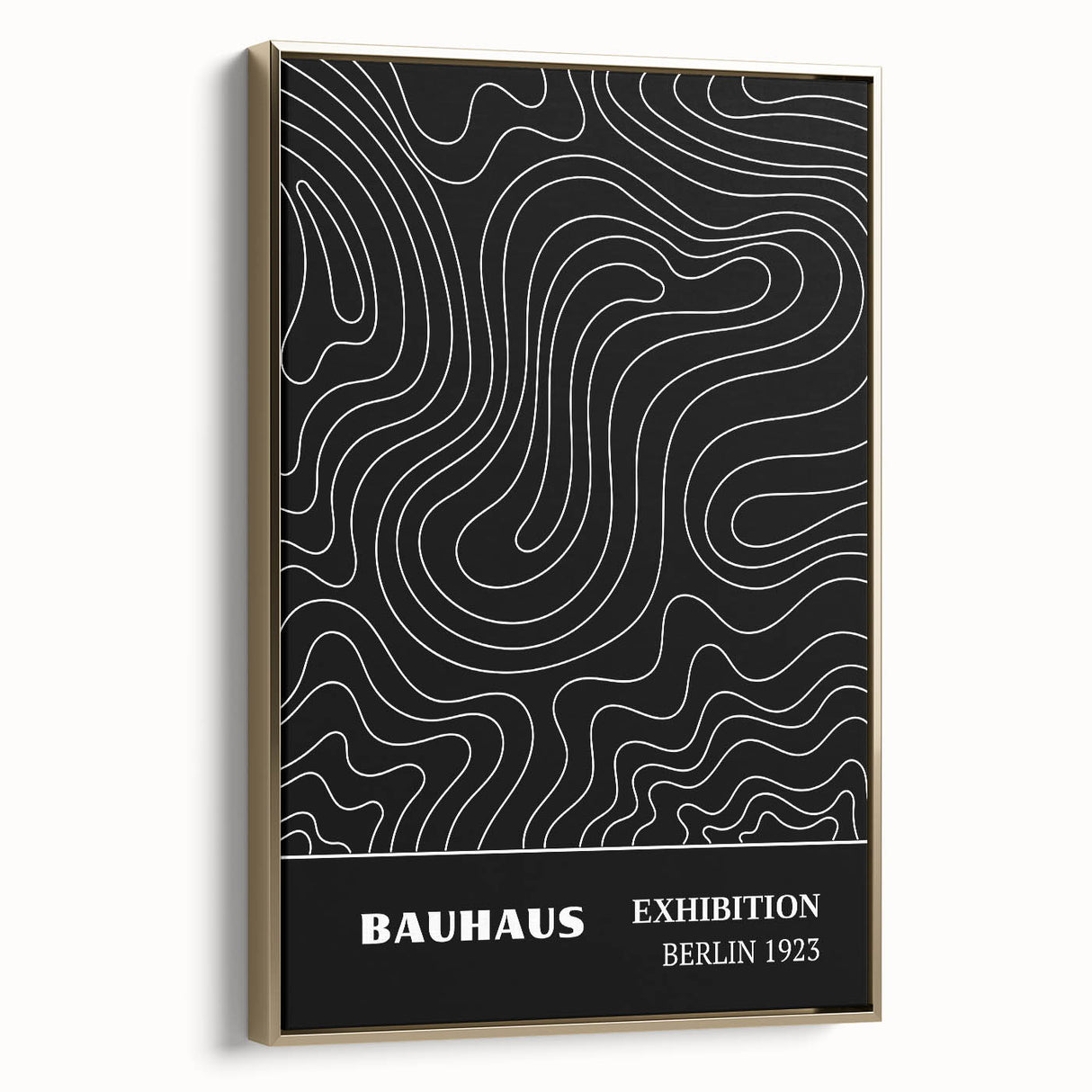 Bohemian Wall Art | Abstract Bauhaus Line Art Boho Canvas | Eclectic Print