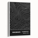 Bohemian Wall Art | Abstract Bauhaus Line Art Boho Canvas | Eclectic Print