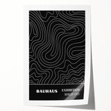 Bohemian Wall Art | Abstract Bauhaus Line Art Boho Canvas | Eclectic Print