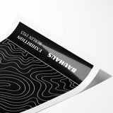 Bohemian Wall Art | Abstract Bauhaus Line Art Boho Canvas | Eclectic Print