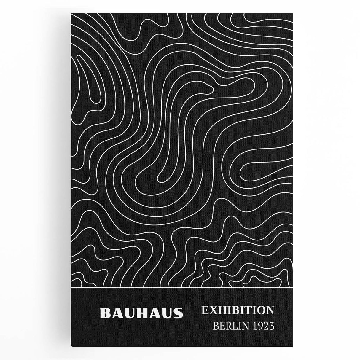 Bohemian Wall Art | Abstract Bauhaus Line Art Boho Canvas | Eclectic Print