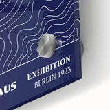 Bohemian Wall Art | Bauhaus Exhibition 1923 Boho Canvas | Flowing Line Art