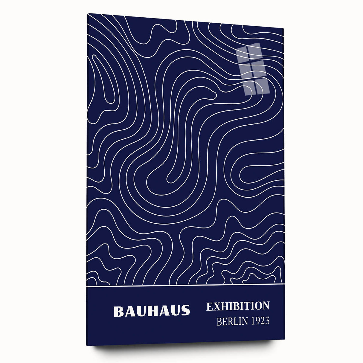Bohemian Wall Art | Bauhaus Exhibition 1923 Boho Canvas | Flowing Line Art
