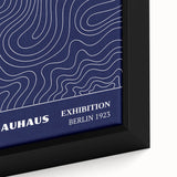 Bohemian Wall Art | Bauhaus Exhibition 1923 Boho Canvas | Flowing Line Art