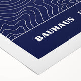 Bohemian Wall Art | Bauhaus Exhibition 1923 Boho Canvas | Flowing Line Art