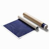 Bohemian Wall Art | Bauhaus Exhibition 1923 Boho Canvas | Flowing Line Art