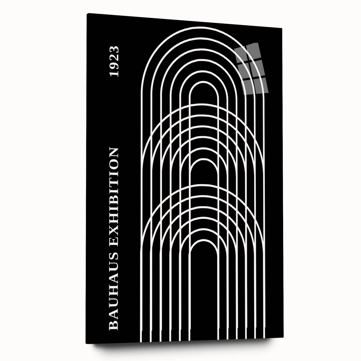 Bohemian Wall Art | Bauhaus Arched Lines Boho Canvas | Eclectic Print